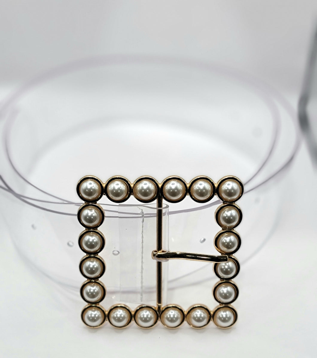 New Arrival!! So Cute Pearl Clear Belt