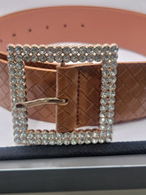 Load image into Gallery viewer, New Arrival!!! Brown Bling Belt
