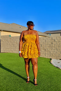 New Arrival!!! Pretty In Yellow Romper
