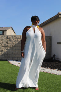 Sale Item!!!  She's Just Fabulous In White Jumpsuit