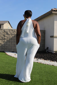 Sale Item!!!  She's Just Fabulous In White Jumpsuit