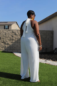 Sale Item!!!  She's Just Fabulous In White Jumpsuit