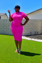 Load image into Gallery viewer, New Arrival!!! Poppin off in Fuchsia Dress