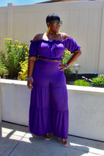 Load image into Gallery viewer, New Arrival!!! That Purple Hit Different Two Piece Set