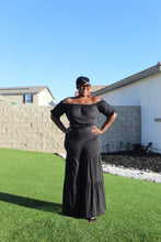 Load image into Gallery viewer, New Arrival!!! Black Off Shoulder Perfection Pants Set