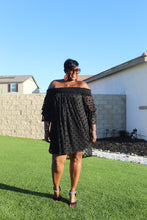 Load image into Gallery viewer, Sale Item!!! Off Shoulder Ruffle Shirt Dress