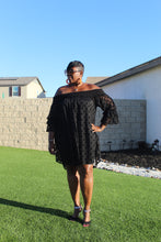 Load image into Gallery viewer, Sale Item!!! Off Shoulder Ruffle Shirt Dress