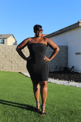 Sale Item All Black Tube body Dress