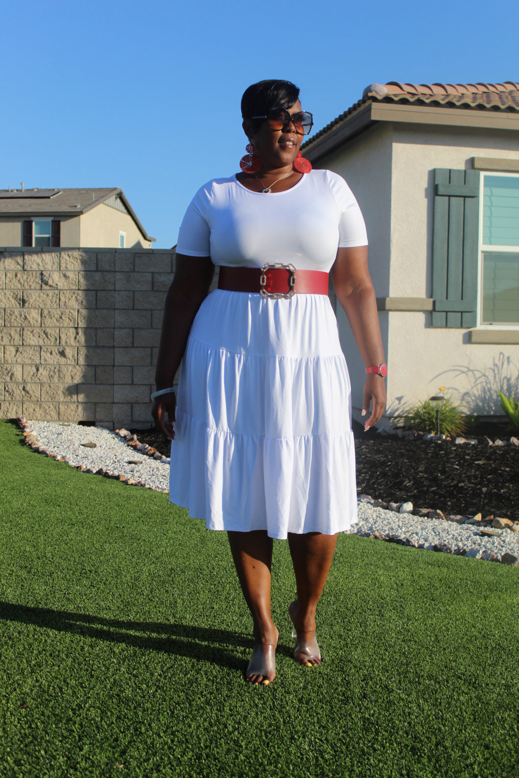 cute classy dress Shop this cute classy dress in-store now @iconicboutique_withclass , Sizes: Small-Medium-LARGE, Mini Bag also available