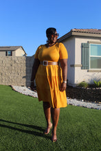 Load image into Gallery viewer, New Arrival!!! Simple, Cute, Classy Gold Dress