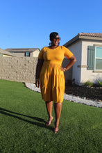 Load image into Gallery viewer, New Arrival!!! Simple, Cute, Classy Gold Dress