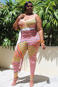 SALE ITEM !!! It's Time to Look Fabulous Jumpsuit & Cardigan Set