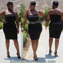 Load image into Gallery viewer, You Have Choices Ladies. Black Or White Pencil Dress. (Spandex)