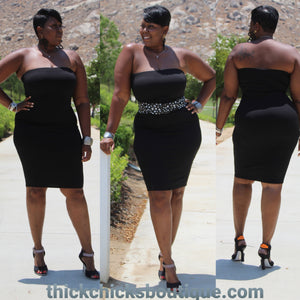 You Have Choices Ladies. Black Or White Pencil Dress. (Spandex)