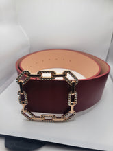 Load image into Gallery viewer, Bling Bling Red Belt