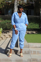 Load image into Gallery viewer, SALE ITEM!!! Cute &amp; Comfy Sky Blue Jumpsuit.