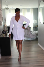 Load image into Gallery viewer, SALE ITEM!!! All White Cute &amp; Flirty Ruffle Dress