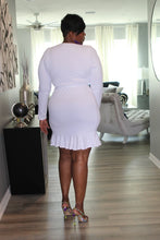 Load image into Gallery viewer, SALE ITEM!!! All White Cute &amp; Flirty Ruffle Dress