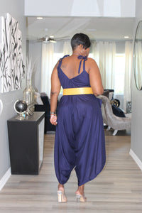 Final Sale Item Fabulous Linen Jumpsuit with Pockets Ladies.
