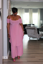 Load image into Gallery viewer, Sale Item!!! Pretty In Pink Off Shoulder Top &amp; Palazzo Pants Set