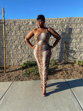 Load image into Gallery viewer, Sale Item!! It&#39;s The Colors For Me. One Shoulder Maxi Dress with Split. 1 Left 3x