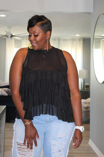 Sale Item!!!! She ready Tiered Ruffle Tops!!!