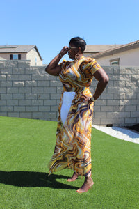 Sale Item!!! Part 5 of The Just Having Fun Maxi Top (Yellow)