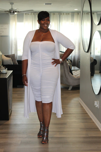 Sale Item!!!! She Cute Tube Romper & Cardigan Set Part 4