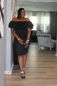 New Arrival!!! Another Show Stopper Ruffled Tube Dress