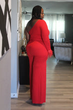 Load image into Gallery viewer, New Arrival!!! Red Hottttt One Shoulder Jumpsuit