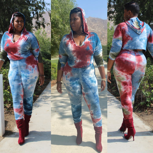 Sale Item!! Tye Dye Hoodie and Pants Set